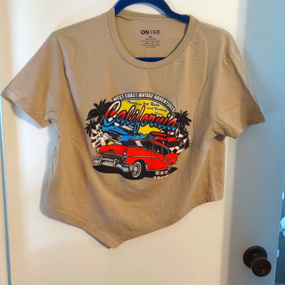On fire xl crop top
